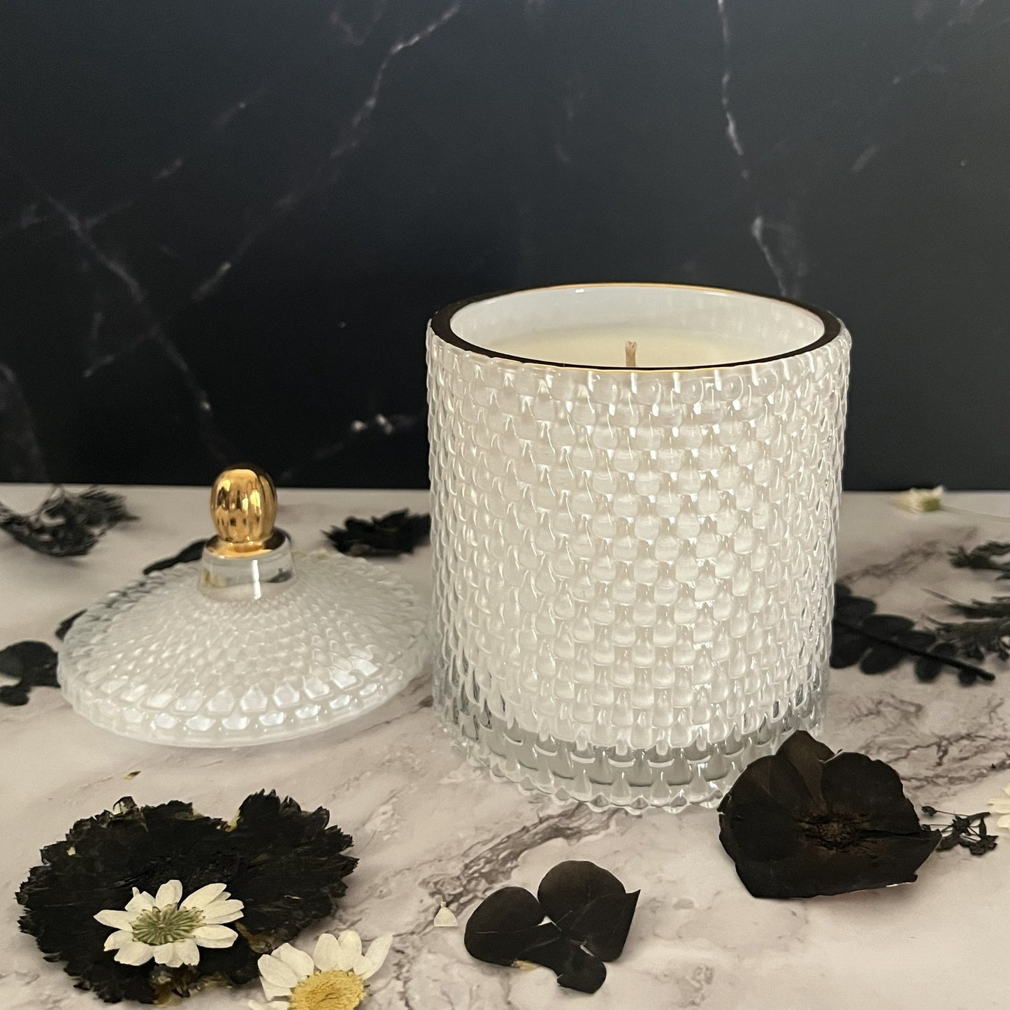 Gilded Mandarin- Majestic Opulence 11 oz Candle (White)