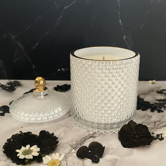 Moonflower Essence- Majestic Opulence 11 oz Candle (White)