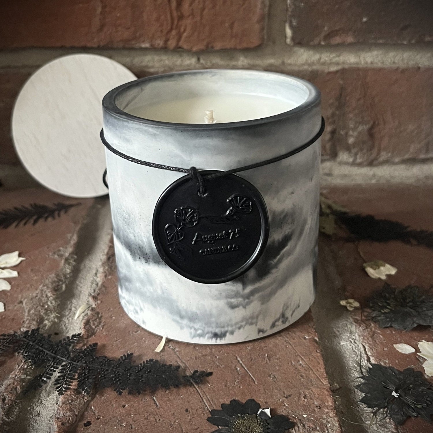 Handcrafted Silk Clouds Cement 8.5 oz Candle