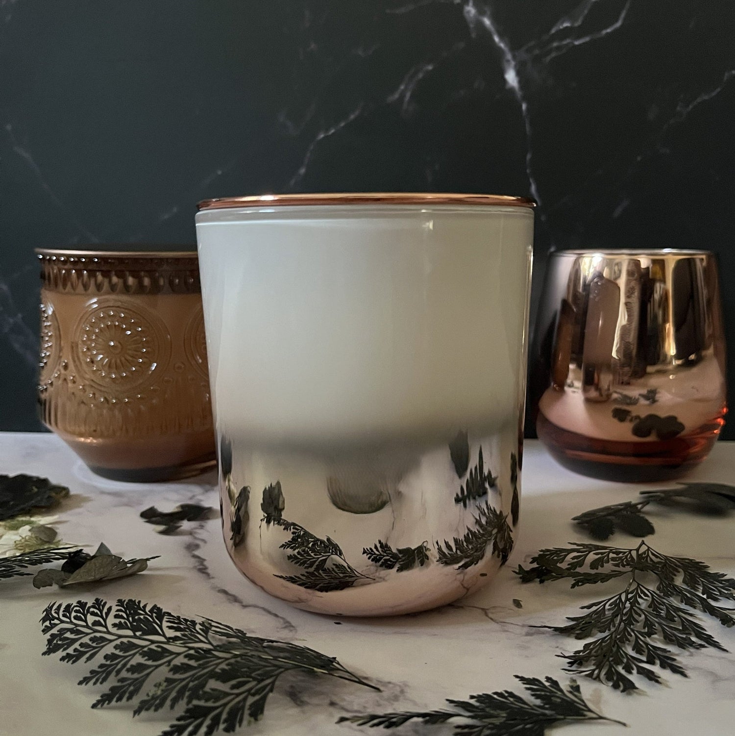 Metallic Ombre Glass 13 oz Candle- NOW 20% OFF