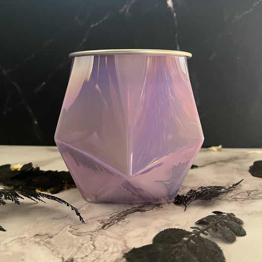 Black Currant & Jasmine- Chic Hexagon 14.75 oz Candle (Lilac)