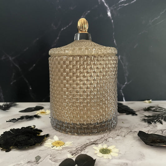 Cardamom & Cream- Majestic Opulence 11 oz Candle (Beige)